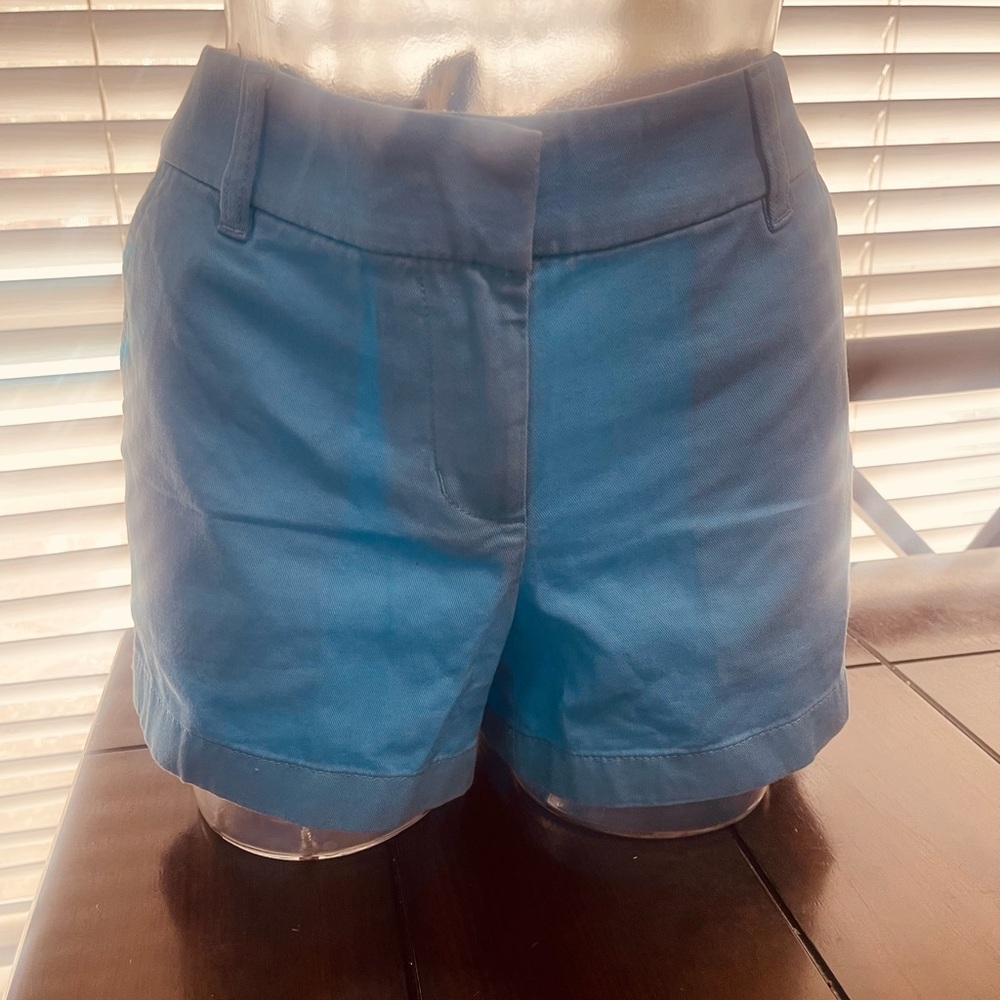 J. Crew Blue Bermuda Shorts Tailored Cotton BlendJ